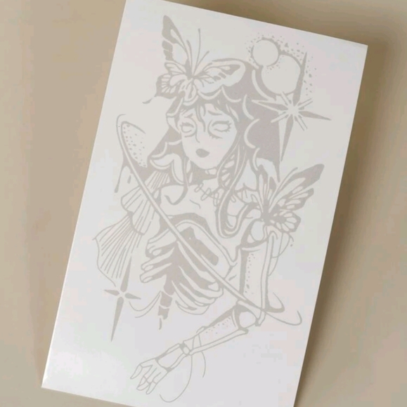 ๐5 for $25* Goth Girl Temporary Pectin Tattoo - Picture 2 of 6